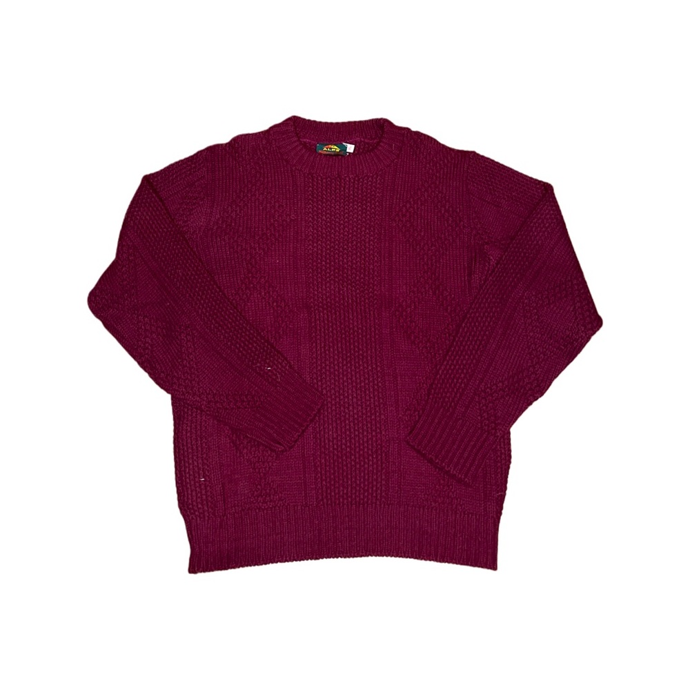 Vintage Alps Kilkenny Pullover; Long Slv. Crew Neck Sweater; Size XL; 100% Wool
